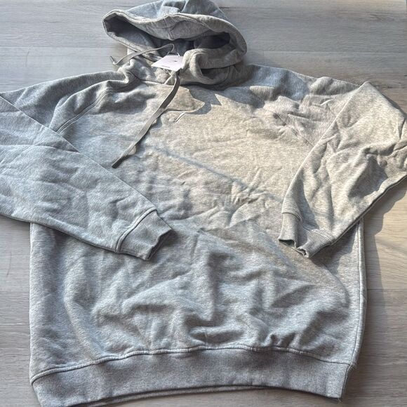 GYMSHARK TRAINING OVERSIZED FLEECE HOODIE Oversized Fit Grey Small Nwt - Picture 5 of 6